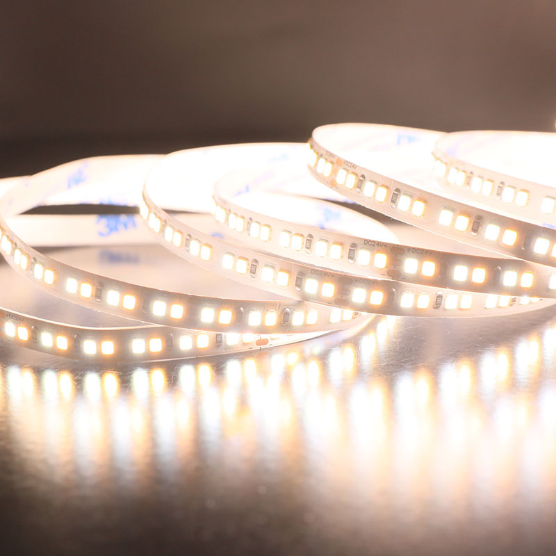 DC24V 8mm 2835 CCT Warm White + Daylight White Dimmable LED Light Strips DC24V 8mm 2835 CCT Warm White + Daylight White Dimmable LED Light Strips